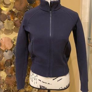 Lululemon scuba jacket zip up sz 4 navy blue